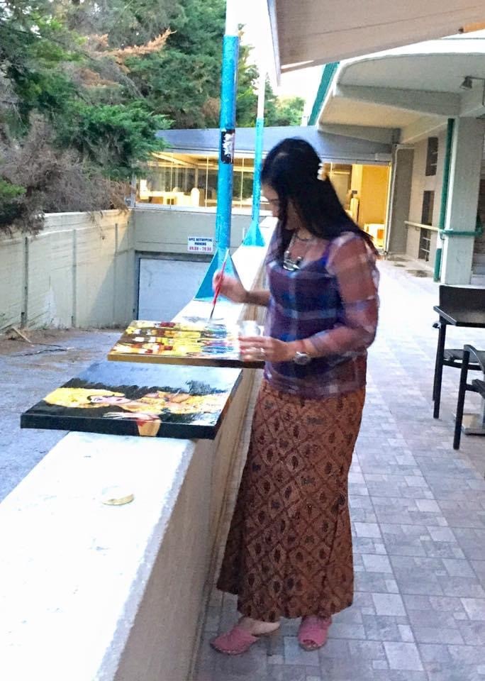 What are the painting techniques? This is the explanation