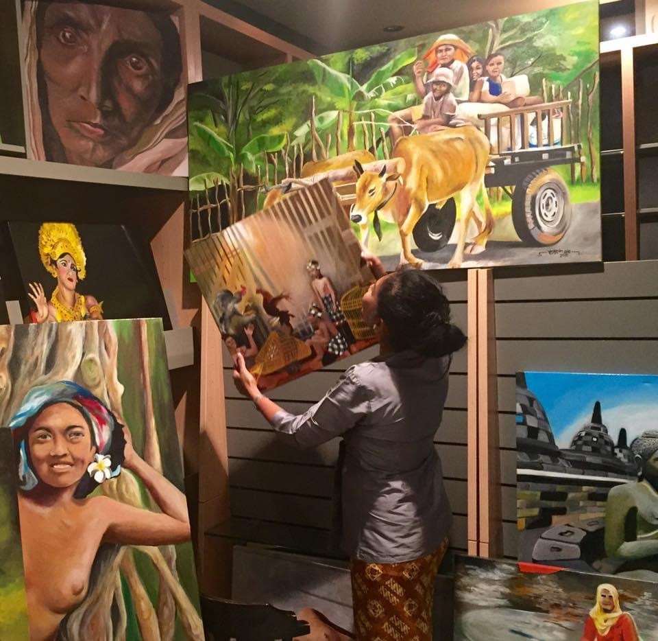 Online Painting Exhibition That Can Be Viewed During the Covid-19 Pandemic