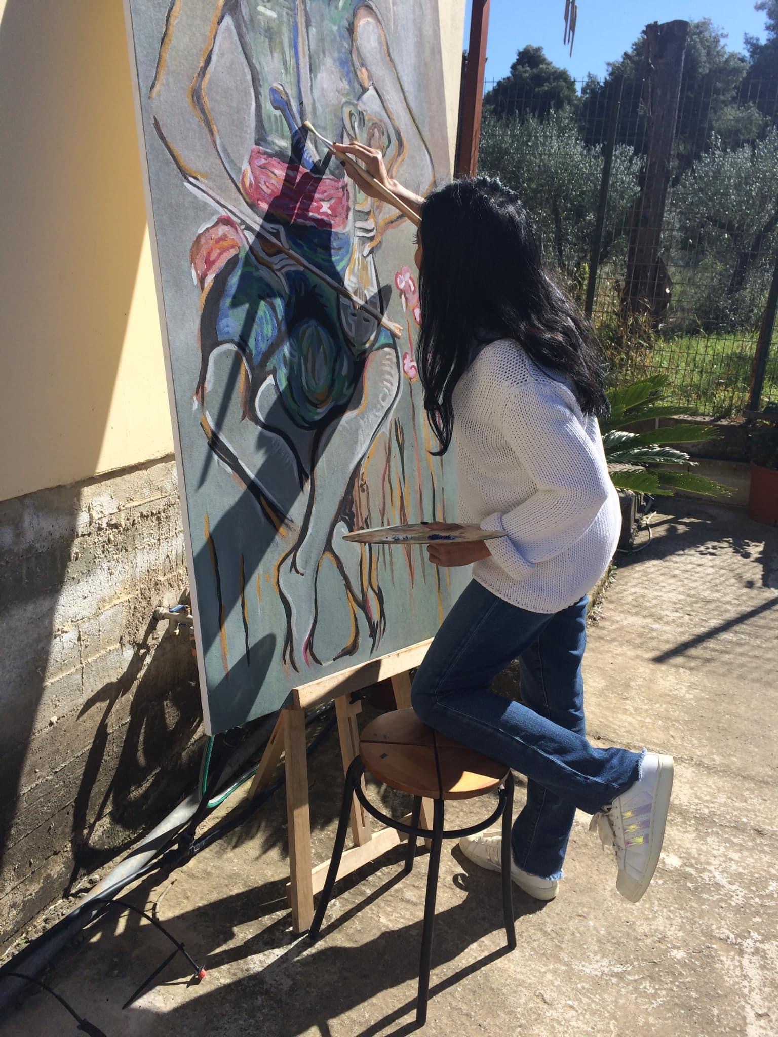 How to make an abstract painting for a beginner