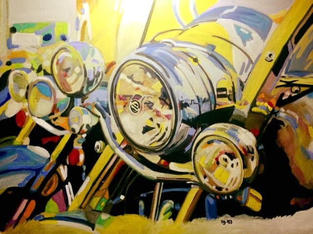 Lamp, oil on canvas, 80x60cm, available, 500€