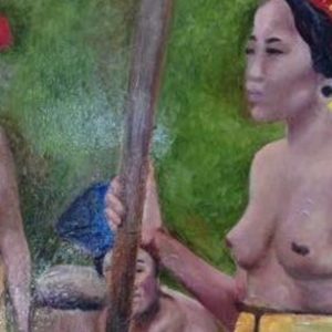 Three Women, 120x60cm, 2013 (sold)