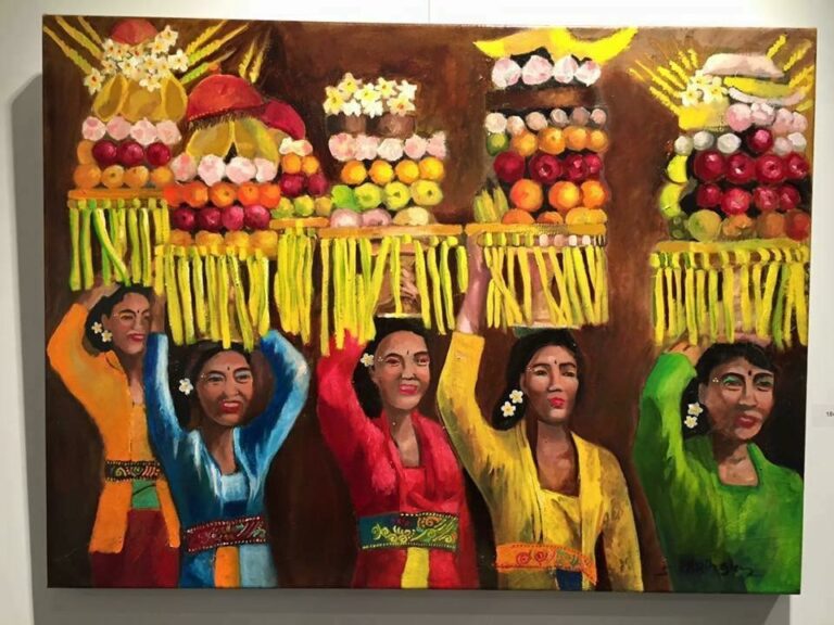 Ceremony, oil on canvas, 80x60cm, AVAILABLE, price 750€